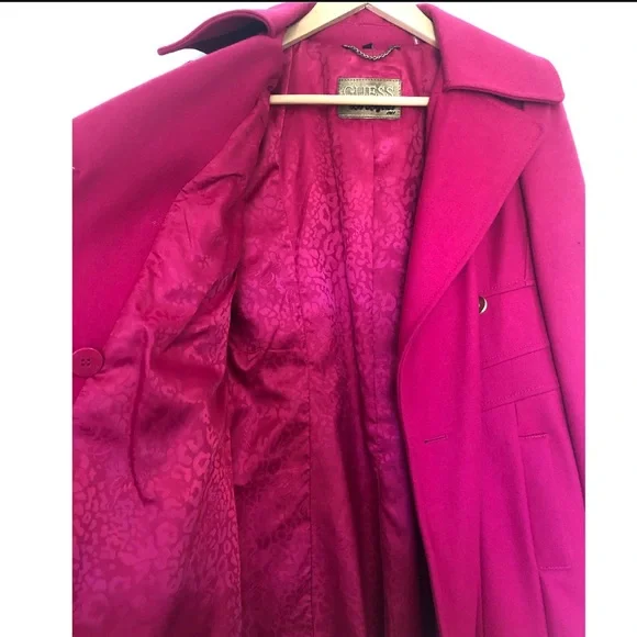 Guess Red Pea Coat - Picture 3 of 6